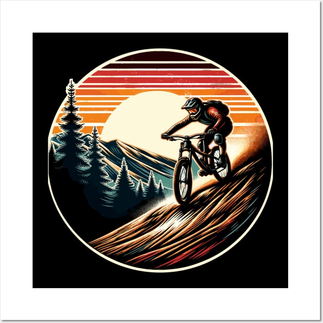 Mountain biking Wall Art by Art_Boys